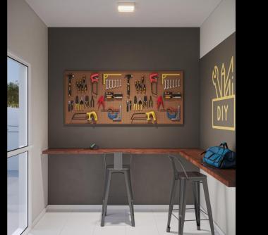 Perspectivas artística da oficina bricolagem