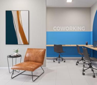 Perspectivas artística do coworking