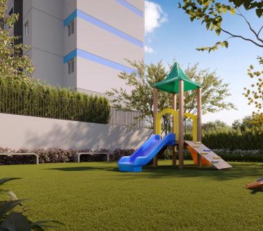 Perspectiva artística do playground