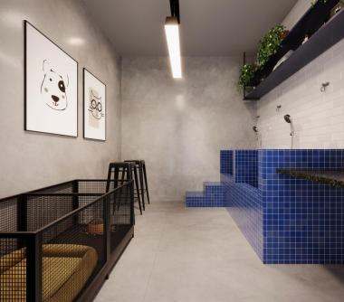 Perspectiva artística do pet care