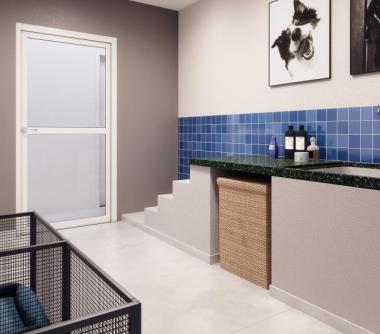 Perspectiva artística do pet care