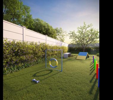 Perspectiva artística do pet place